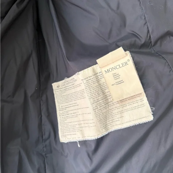 Moncler Black Puffer Goose Down Jacket - Picture 4 of 4